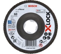 Bosch X-LOCK serrated lock washer X571 Best for Metal, 125mm, grinding wheel (O 125mm, K 120, angled version) 2608619204