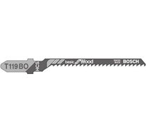 Bosch jigsaw blade T 119 BO Basic for Wood, 83mm (5 pieces) 2608630310