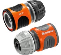 GARDENA Hose Connector Set 13mm (1/2), 15mm (5/8), (grey/orange) 18279-20