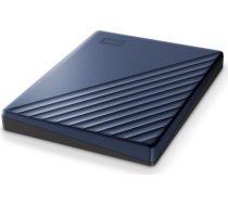 Western Digital WD My Passport Ultra 2 TB, External Hard Drive (blue / black, USB-C 3.2 Gen 1) WDBC3C0020BBL-WESN