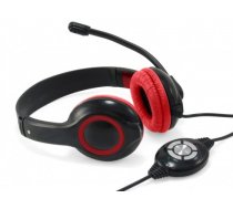 Austiņas Equip USB STEREO HEADSET RED MIC - CCHATSTARU2R CCHATSTARU2R