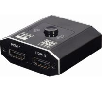 Gembird DSW-HDMI-21 Bidirectional HDMI 4K switch, 2 ports, black DSW-HDMI-21