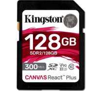Kingston Canvas React Plus SDXC 128GB Class 10 UHS-II/U3 V90 SDR2/128GB
