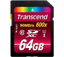Transcend Ultimate R90/W40 SDXC 64GB, UHS-I, Class 1 TS64GSDXC10U1