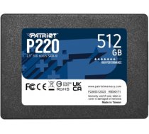 SSD PATRIOT P220 512GB SATA3 2,5" P220S512G25