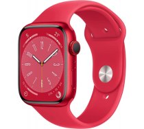 Apple Watch Series 8 Smartwatch (red, 45mm, Aluminum, Sport Band, 4G) MNKA3FD/A MNKA3FD/A