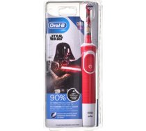 Braun ORAL-B Vitality D100 KIDS Star Wars Electric toothbrush Red VITALITY 100 KIDS STARWARS