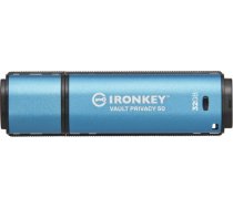 Kingston Technology IronKey Vault Privacy 50 USB flash drive 32 GB USB Type-A 3.2 Gen 1 (3.1 Gen 1) Blue IKVP50/32GB