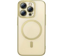 Baseus Glitter Magnetic Case for iPhone 14 Pro Max (Gold) + tempered glass + cleaning kit ARMC011115