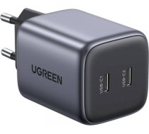 UGREEN CD294 charger, 2x USB-C, GaN, PD3.0, QC4.0, 45W (Grey) 90573
