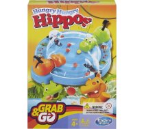 Hasbro Spēle HUNGRY HIPPO, ceļojumu formāts B1001