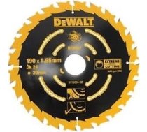 Griešanas disks kokam DeWalt; 190x1,65x30,0 mm; Z24; 18° DT10304-QZ