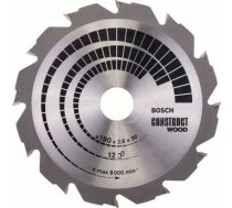 Griešanas disks kokam Bosch CONSTRUCT WOOD; 190x2,6x30,0 mm; Z12; 12° 2608640633