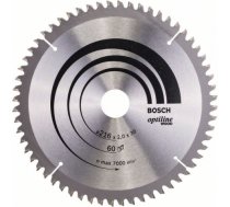 Griešanas disks kokam Bosch OPTILINE WOOD; 216x2x30,0 mm; Z60; -5° 2608640433
