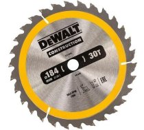 Griešanas disks kokam DeWalt; 184x2,6x16,0 mm; Z30; 10° DT1940-QZ