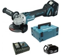 Leņķa slīpmašīna Makita DGA504RTJ; 18 V; 2x5,0 Ah akum. DGA504RTJ