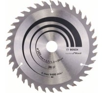 Griešanas disks kokam Bosch; 165x1,7x20,0 mm; Z36; 15° 2608642602