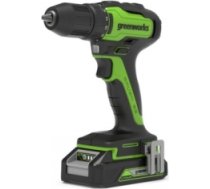 Urbjmašīna-skrūvgriezis Greenworks GD24DD35K2; 24 V; 1x2,0 Ah akum. GD24DD35K2