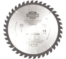 Griešanas disks kokam CMT Contractor; 250x2,6x30; Z40; 10° K25040M-X05