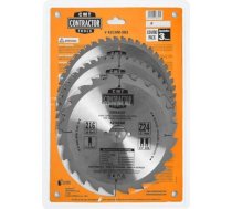 Griešanas disks kokam CMT Contractor; 216x2.4x30; Z24/Z48/Z48; 15°; 3 gab. K216M-X03