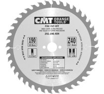 Griešanas disks kokam CMT 292; 190x2,6x20; Z40; 15° 292.190.40H