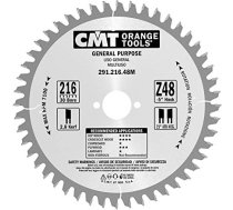Griešanas disks kokam CMT 291; 216x2,8x30; Z48; -5° 291.216.48M