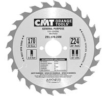 Griešanas disks kokam CMT 291; 170x2,6x30; Z24; 20° 291.170.24M