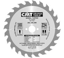 Griešanas disks kokam CMT 291; 165x2,2X20 mm; Z24 291.165.24H