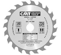 Griešanas disks kokam CMT 291; 140x2,4x20; Z20; 15° 291.140.20H
