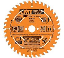 Griešanas disks kokam CMT 272; 160x1,7x20; Z40; 16° 272.160.40H
