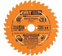 Griešanas disks kokam CMT 271; 216x1,8x30; Z36; -5° 271.216.36M