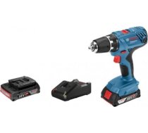 Urbjmašīna-skrūvgriezis Bosch GSR 18V-21; 18 V; 2x2,0 Ah akum. 06019H100A