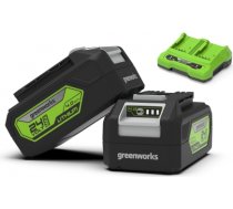 Piederumu komplekts Greenworks GSK24B4X; 24 V; 2x4,0 Ah + lādētājs GSK24B4X