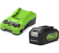 Akumulators Greenworks GSK24B4; 24 V; 4,0 Ah; Li-ion + lādētājs GSK24B4