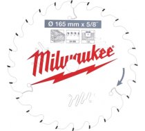 Griešanas disks kokam Milwaukee 4932471294; 165x20x2,2 mm; Z24; 15° 4932471294