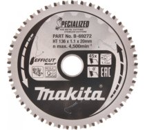 Griešanas disks metālam Makita Efficut; 136x20x1,1 mm; Z45 B-69272