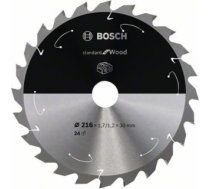 Griešanas disks kokam Bosch Standard for Wood 2608837721; 216 mm 2608837721