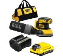 Ekscentra slīpmašīna Stanley SFMCW220D1S-QW; 18 V; 1x2,0 Ah akum. SFMCW220D1S-QW