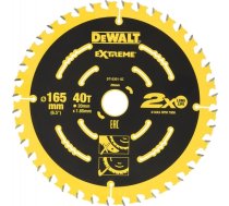 Griešanas disks kokam DeWalt; 165x1,65x20,0 mm; Z40; 18° DT10301-QZ