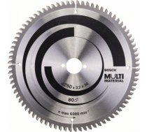 Griešanas disks kokam Bosch MULTI MATERIAL; 250x3,2x30,0 mm; Z80; -5° 2608640516