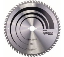 Griešanas disks kokam Bosch OPTILINE WOOD; 315x3,2x30,0 mm; Z60; 10° 2608640651