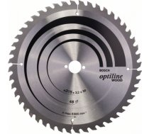 Griešanas disks kokam Bosch OPTILINE WOOD; 315x3,2x30,0 mm; Z48; 10° 2608640673