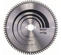 Griešanas disks kokam Bosch OPTILINE WOOD; 251x3,2x30,0 mm; Z80; 15° 2608640660