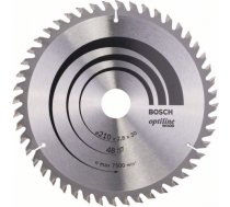 Griešanas disks kokam Bosch OPTILINE WOOD; 210x2,8x30,0 mm; Z48; 15° 2608640623