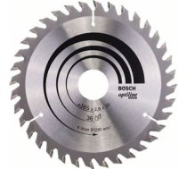 Griešanas disks kokam Bosch OPTILINE WOOD; 165x2,6x30,0 mm; Z36; 15° 2608640603