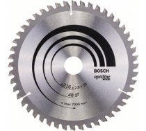 Griešanas disks kokam Bosch OPTILINE WOOD; 216x2,8x30,0 mm; Z48; -5° 2608640641