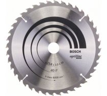 Griešanas disks kokam Bosch OPTILINE WOOD; 254x2x30,0 mm; Z40; 10° 2608640438