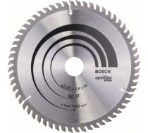Griešanas disks kokam Bosch OPTILINE WOOD; 210x2,8x30,0 mm; Z60; 15° 2608641190