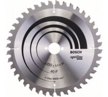 Griešanas disks kokam Bosch OPTILINE WOOD; 250x3,2x30,0 mm; Z40; -5° 2608640643