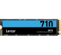 Lexar M.2 NVMe SSD NM710 2TB SSD form factor M.2 2280, SSD interface PCIe Gen4x4, Write speed 4500 MB/s, Read speed 4850 MB/s LNM710X002T-RNNNG